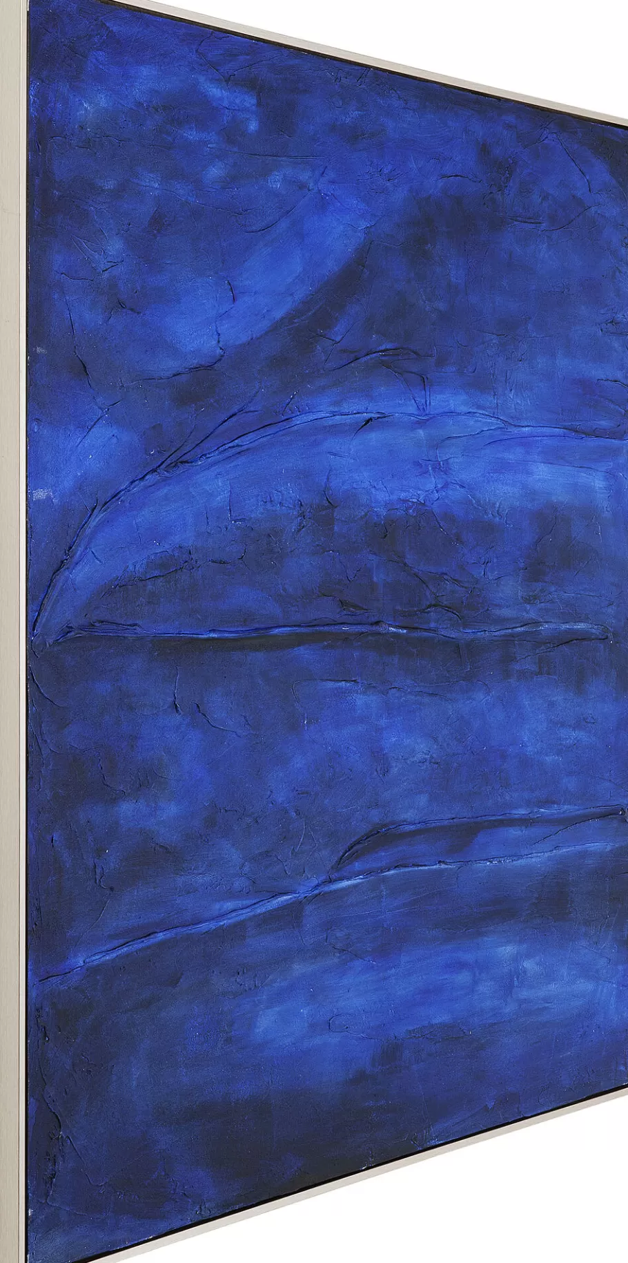 KARE Design Wanddecoratie | Kasten<Acrylschilderij Abstract Deep Blauw 155x155cm