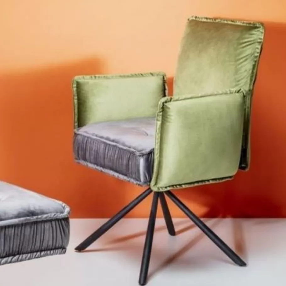 KARE Design Kasten | Stoelen<Armleunstoel Chelsea Groen