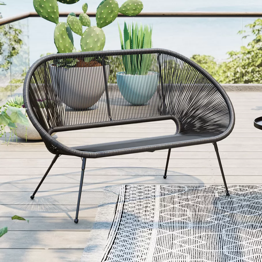 KARE Design Kasten | Tuinmeubelen<Bank Acapulco Black