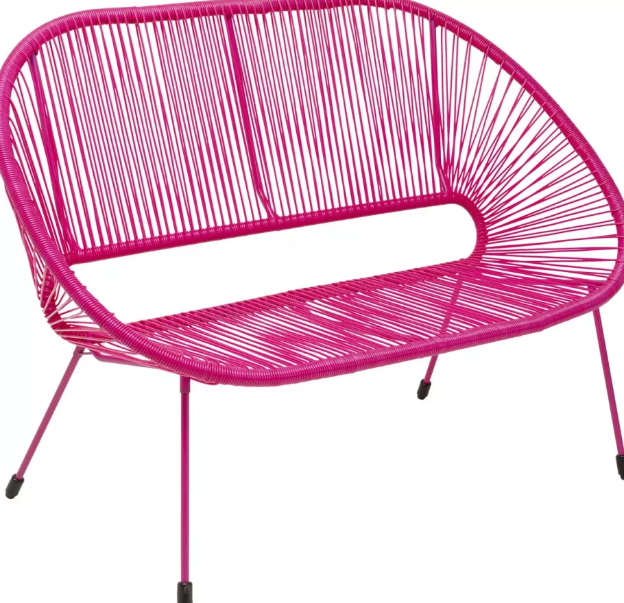 KARE Design Kasten | Tuinmeubelen<Bank Acapulco Mono Pink