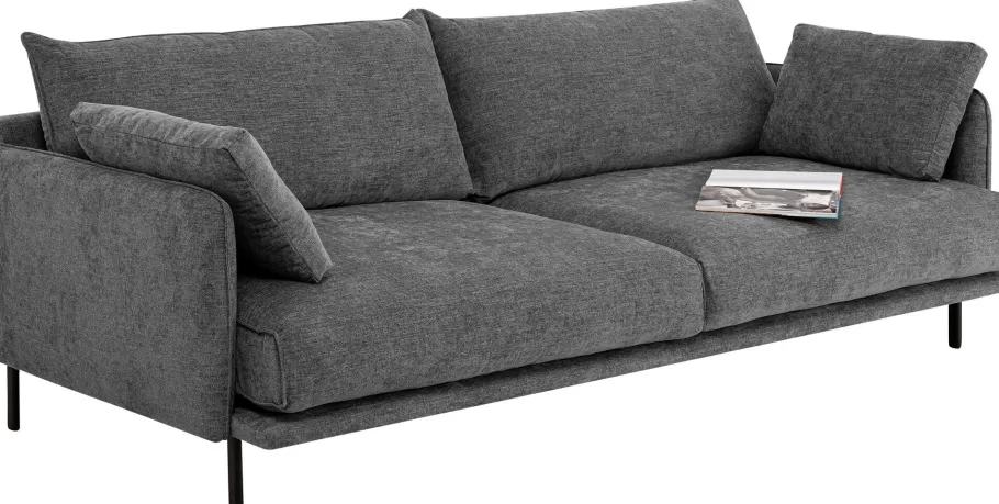 KARE Design Kasten | Tuinmeubelen<Bank Edna 3-zits Grey 245cm