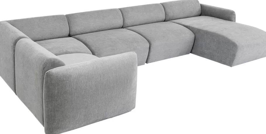 KARE Design Kasten | Tuinmeubelen<Bank Living Landscape 1 Lucca Grey Right 328cm