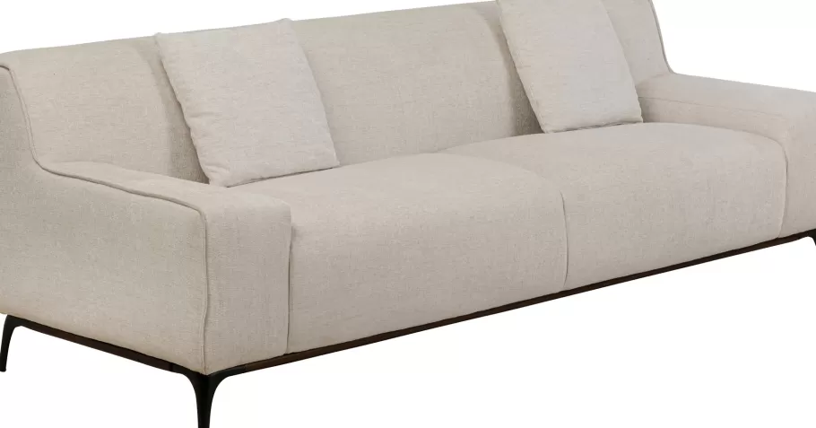 KARE Design Kasten | Tuinmeubelen<Bank 3-zits Nora Beige 230cm