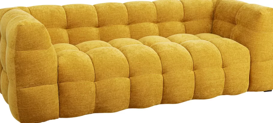 KARE Design Tuinmeubelen | Banken<Bank 3-zits Salamanca Yellow 240cm