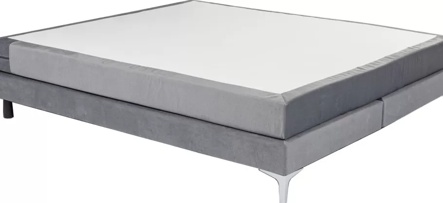 KARE Design Bedden | Kasten<Base Boxspringbed Benito Grey 180x200cm