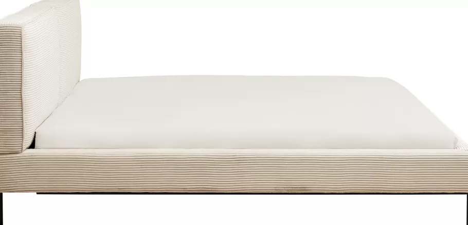 KARE Design Bedden | Kasten<Bed East Side Cord Creme 180x200cm