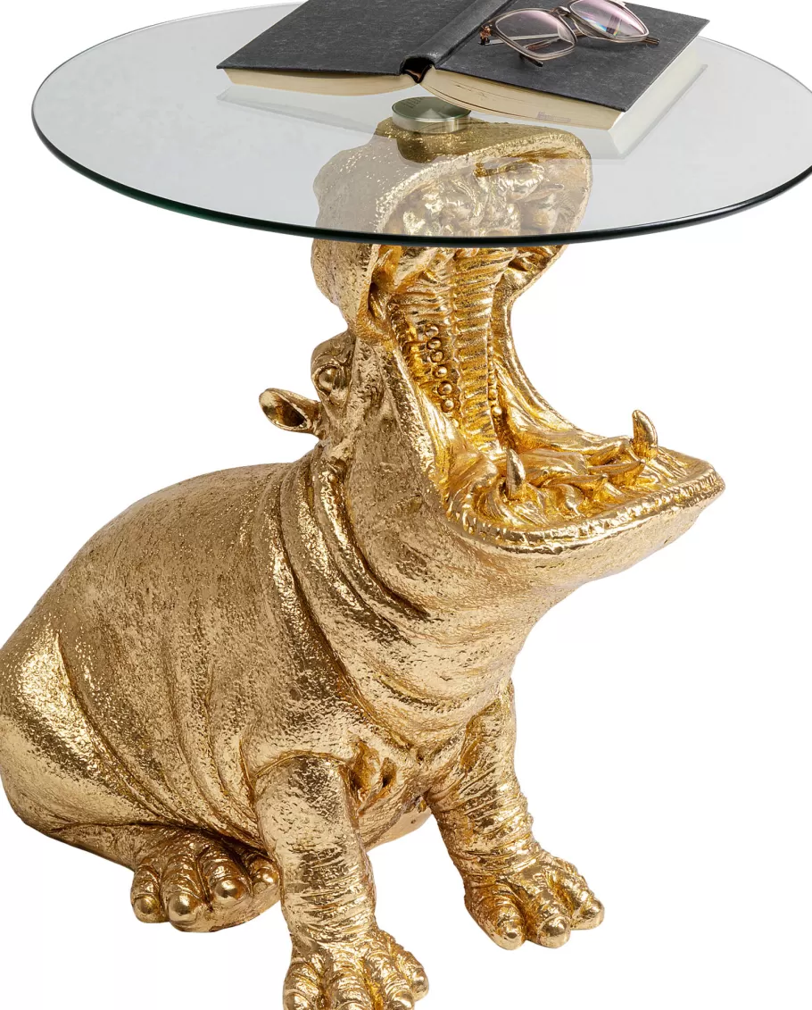 KARE Design Kasten | Tuinmeubelen<Bijzettafel Sitting Rhino Ø48cm