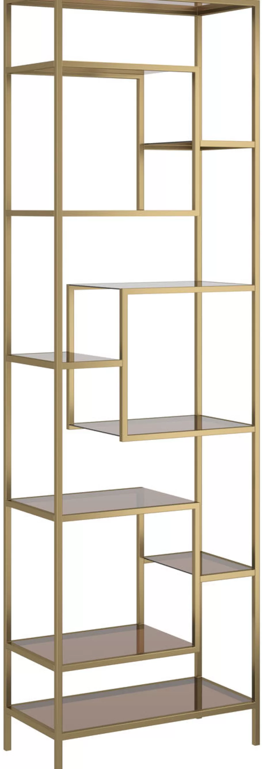 KARE Design Tuinmeubelen<Boekenkast Loft Goud 195x60cm