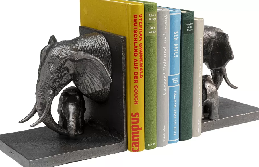 KARE Design Woondecoratie | Kasten<Boekensteun Elephant Family (Set Van 2)