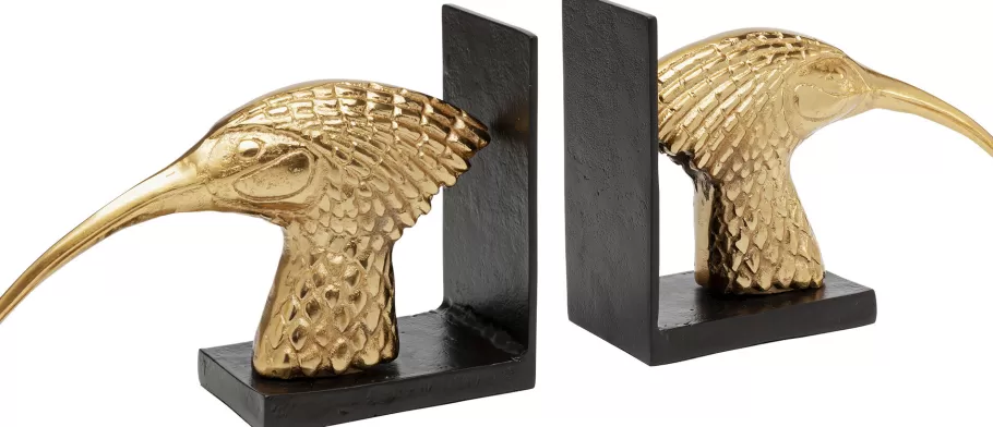 KARE Design Woondecoratie | Kasten<Boekensteun Golden Bird (2/set)