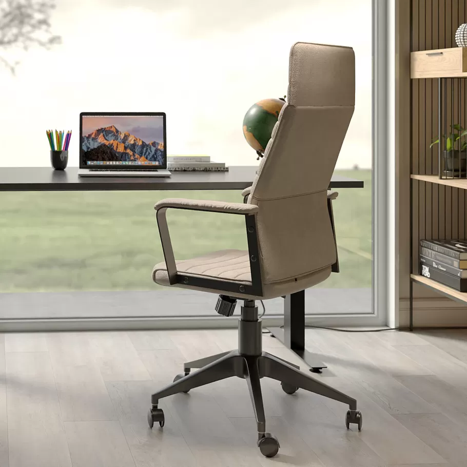 KARE Design Kasten | Stoelen<Bureaustoel Labora Hoog Pebble