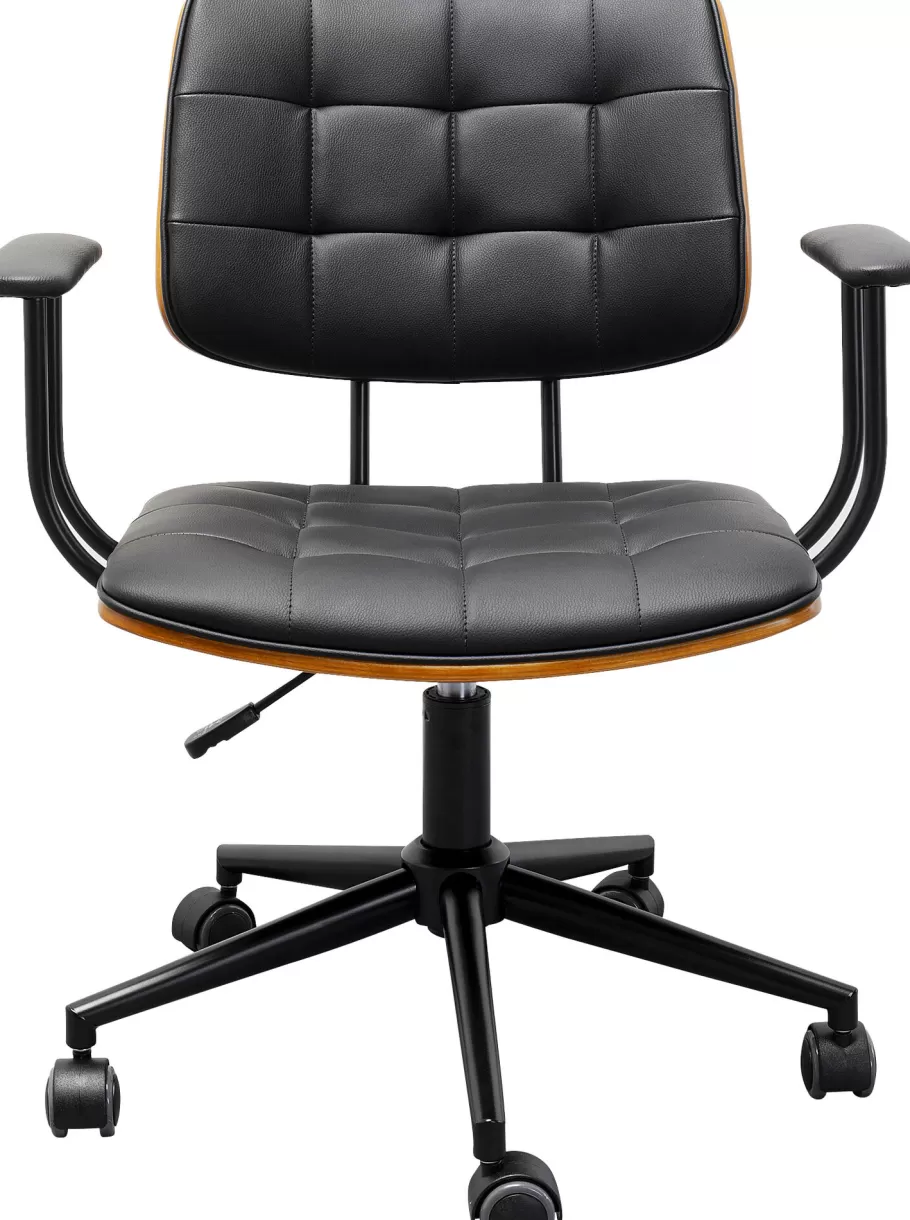 KARE Design Kasten | Stoelen<Bureaustoel Nelly Black