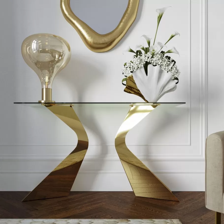 KARE Design Kasten | Lage Kasten & Dressoirs<Console Gloria Goud