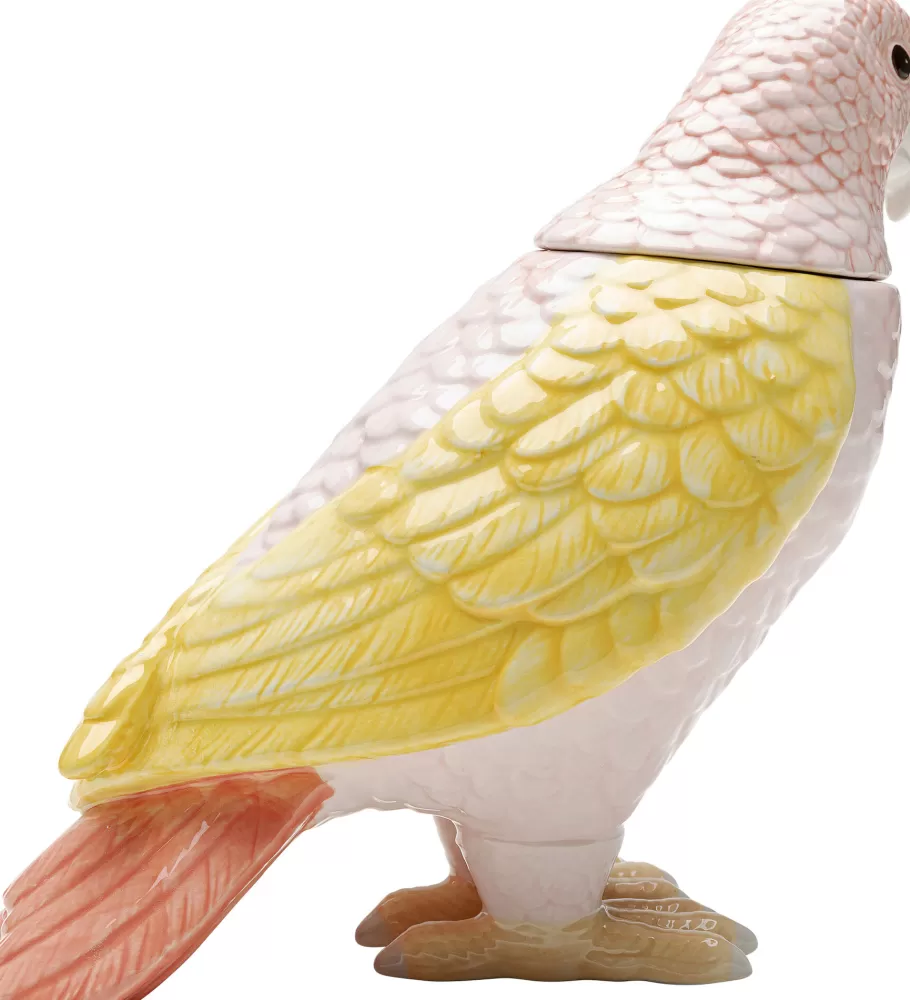 KARE Design Opbergers | Woondecoratie<Deco Kan Exotic Bird Giallo 23cm