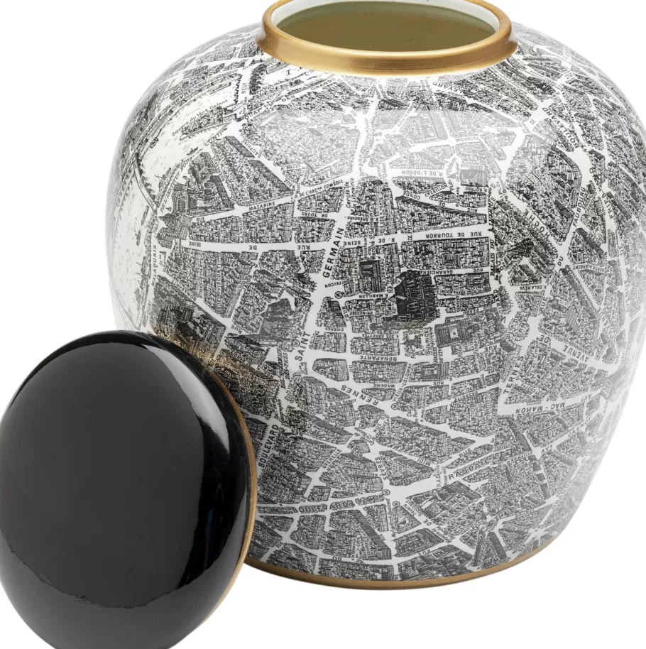 KARE Design Woondecoratie | Kasten<Deco Pot Streets Of Paris 21cm