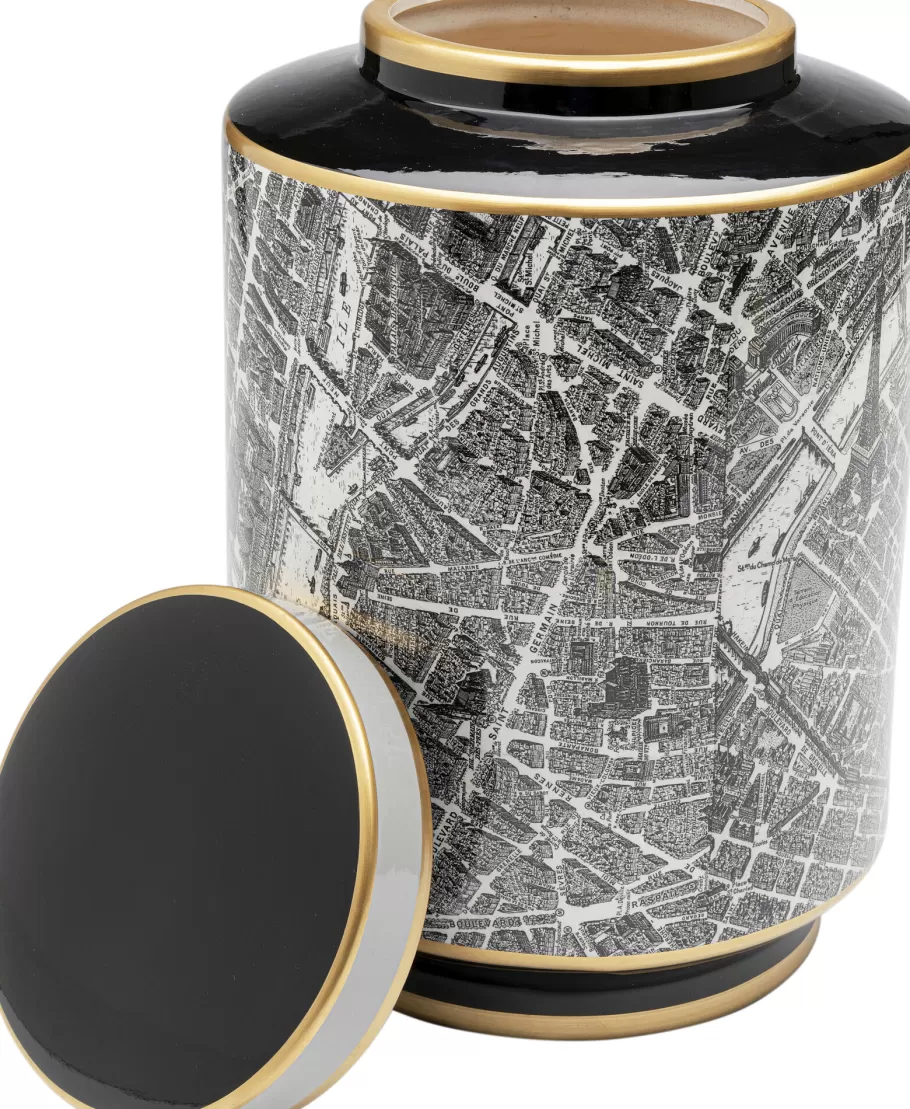 KARE Design Woondecoratie | Kasten<Deco Pot Streets Of Paris 22cm