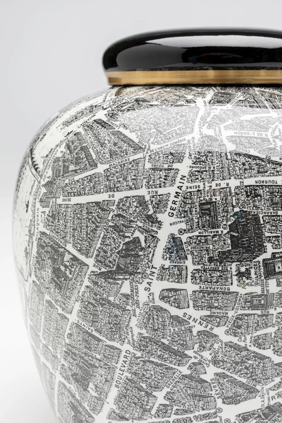 KARE Design Woondecoratie | Kasten<Deco Pot Streets Of Paris 21cm