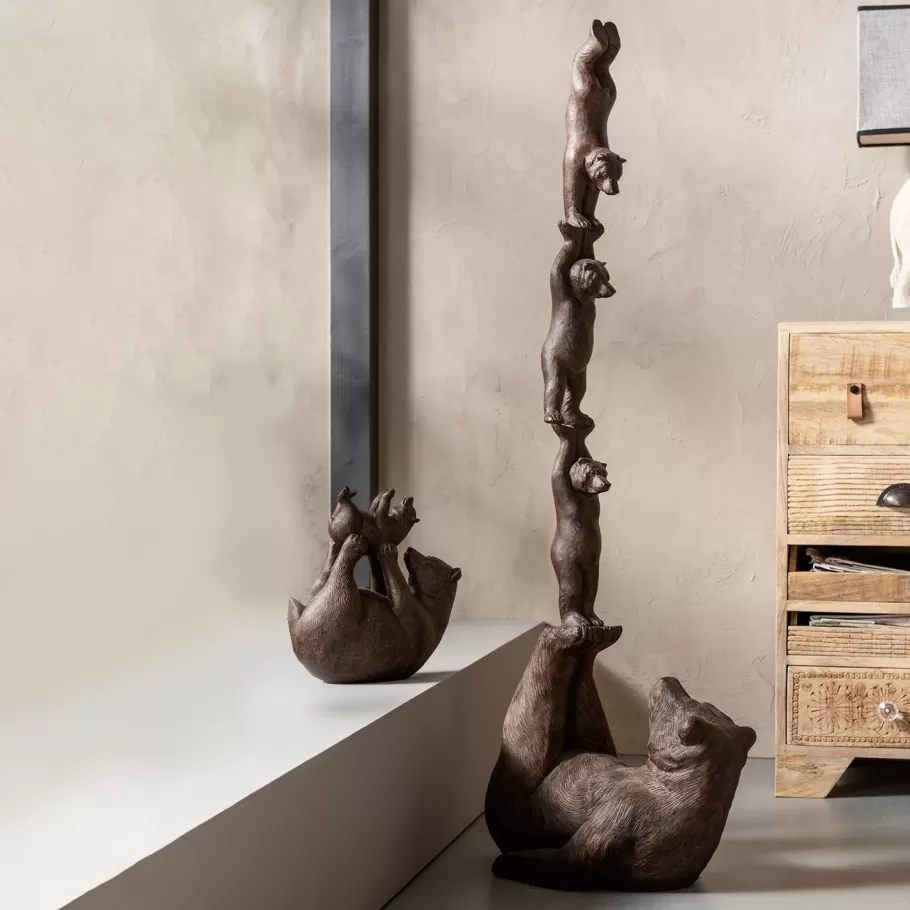 KARE Design Opbergers | Woondecoratie<Decofiguur Artistic Bears Balance 121cm