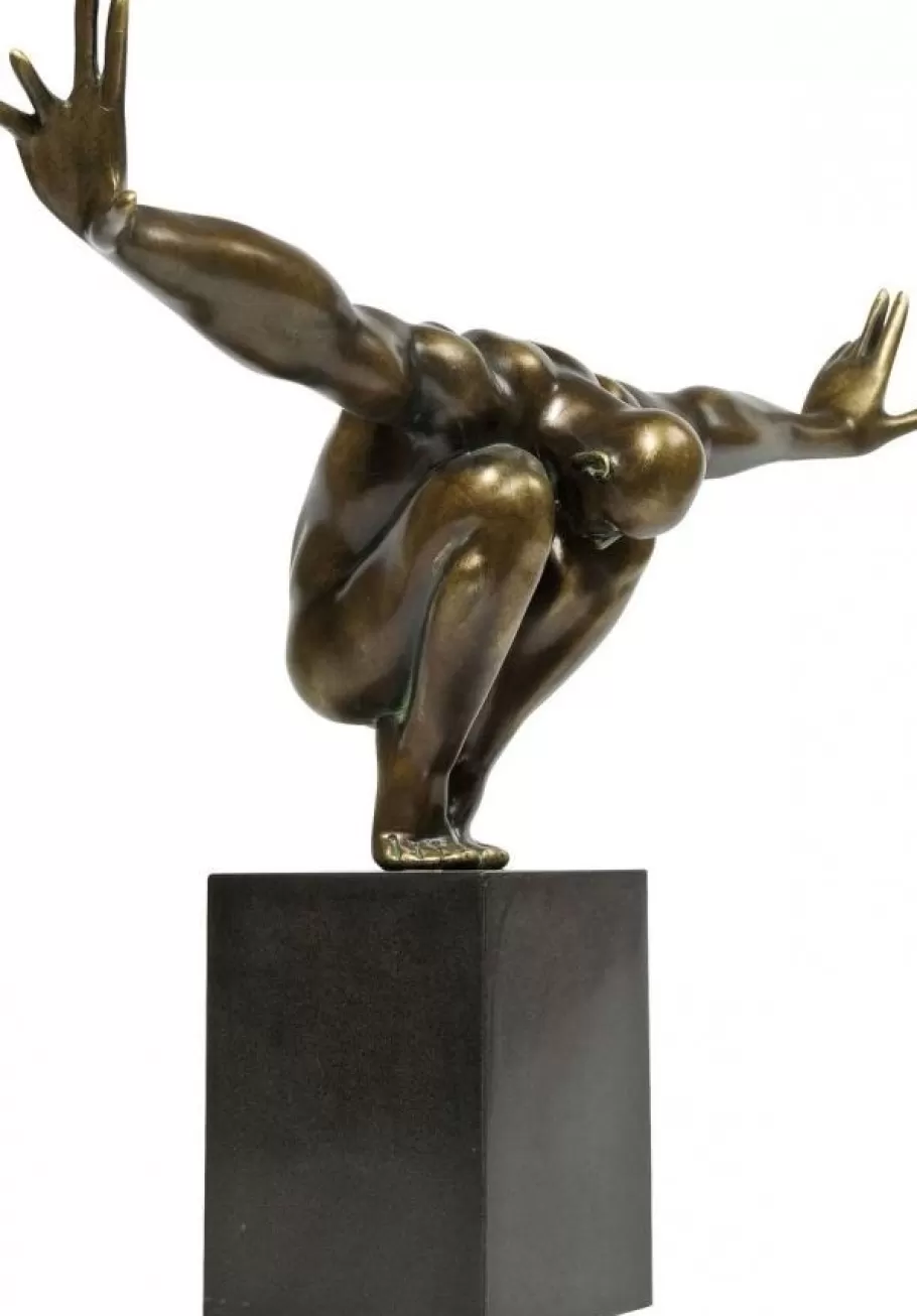 KARE Design Opbergers | Woondecoratie<Decofiguur Atleet Brons