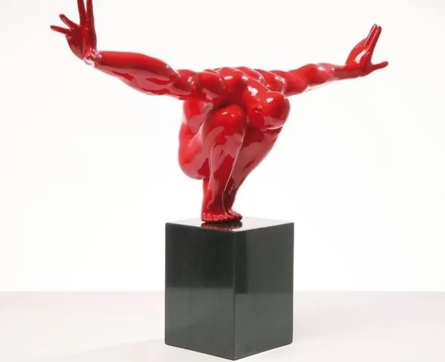 KARE Design Opbergers | Woondecoratie<Decofiguur Atleet Rood