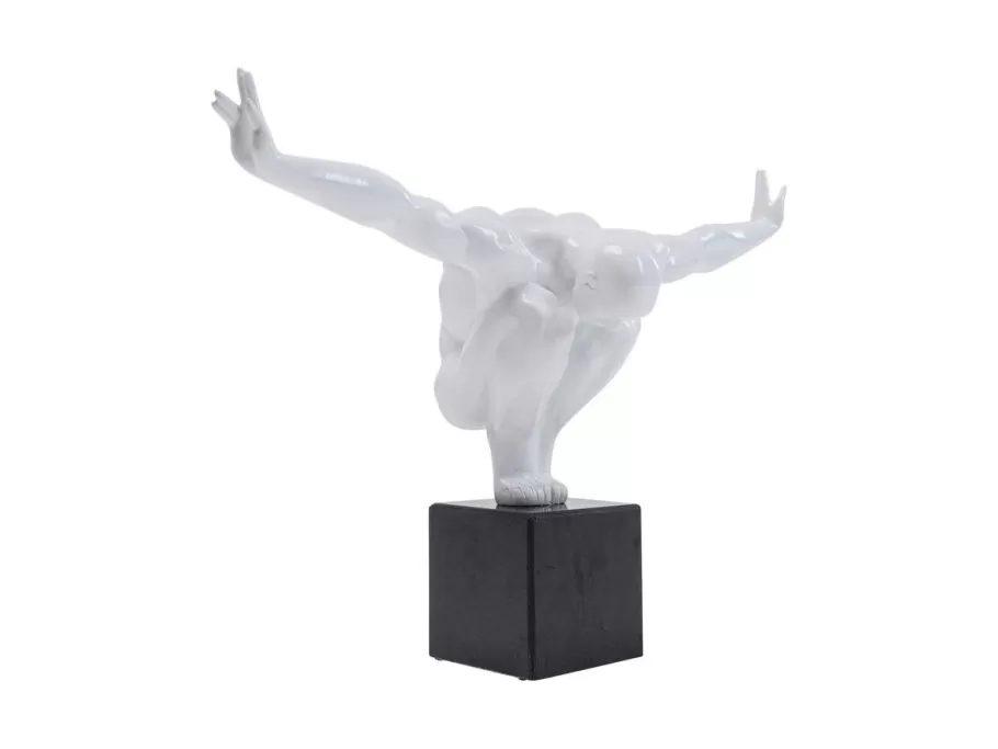 KARE Design Opbergers | Woondecoratie<Decofiguur Atleet Wit Klein