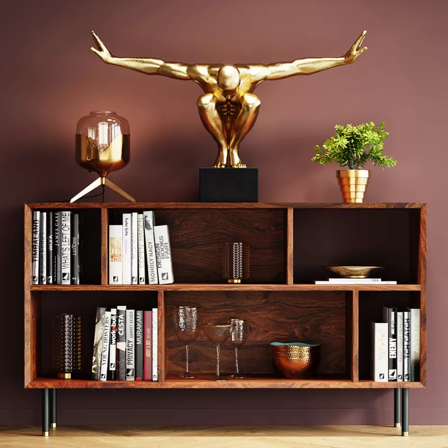 KARE Design Opbergers | Woondecoratie<Decofiguur Atleet XL Goud