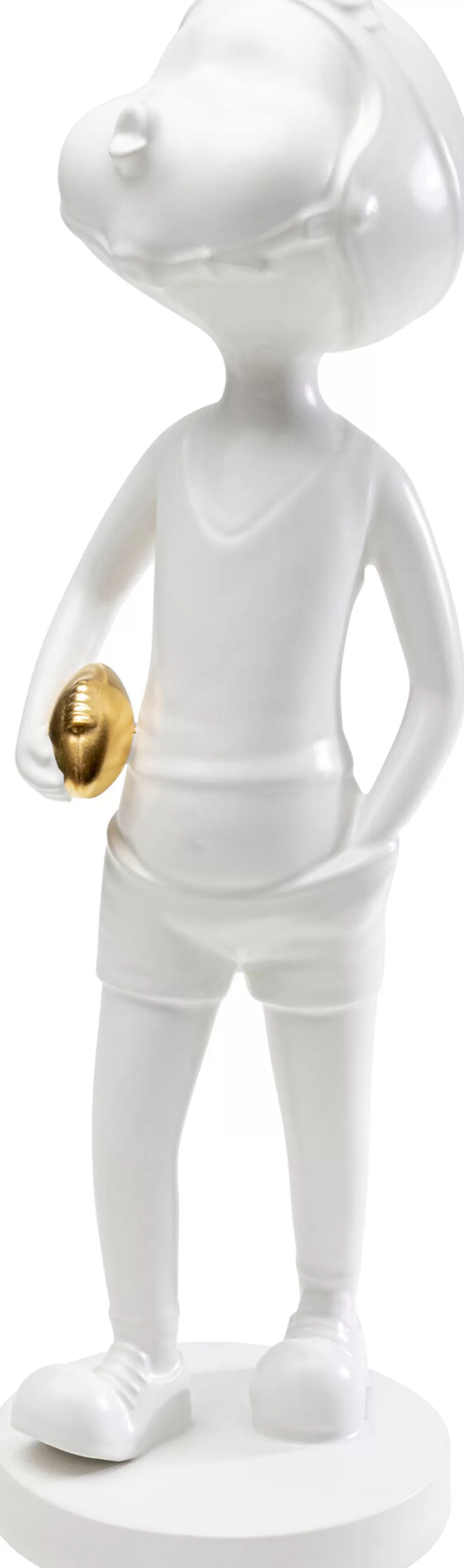 KARE Design Opbergers | Woondecoratie<Decofiguur Ball Girl White 41cm