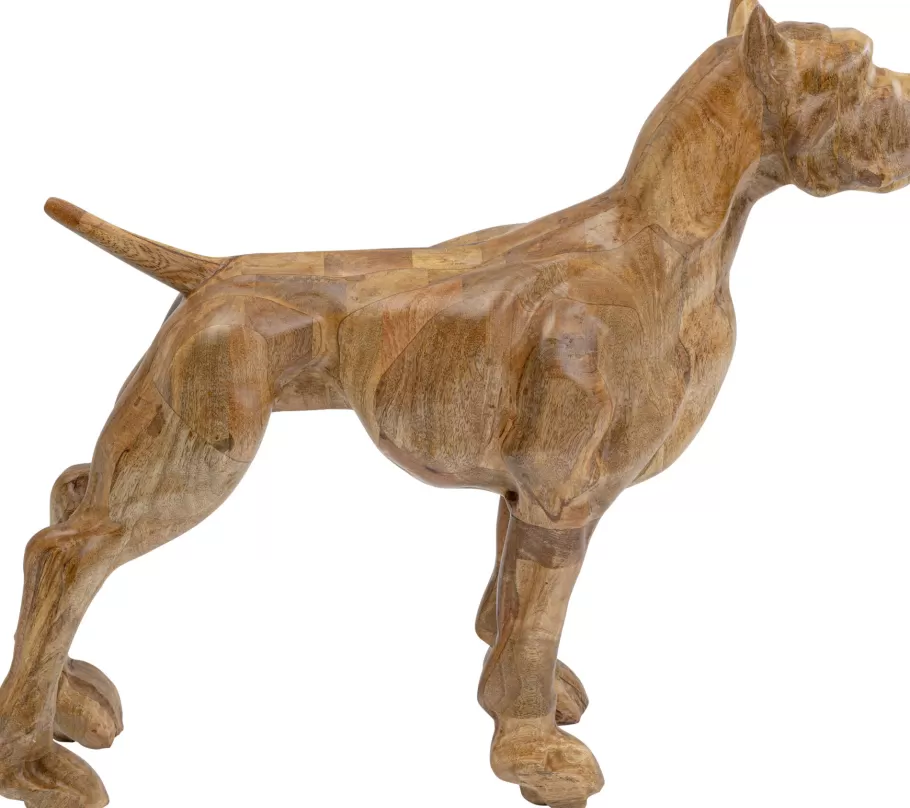 KARE Design Opbergers | Woondecoratie<Decofiguur Bulldog Wood 70x78cm