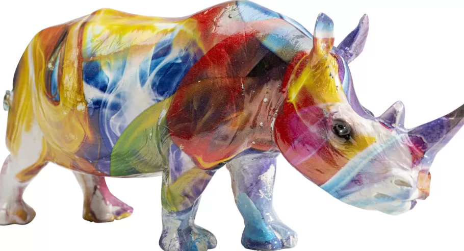 KARE Design Opbergers | Woondecoratie<Decofiguur Colored Rhino