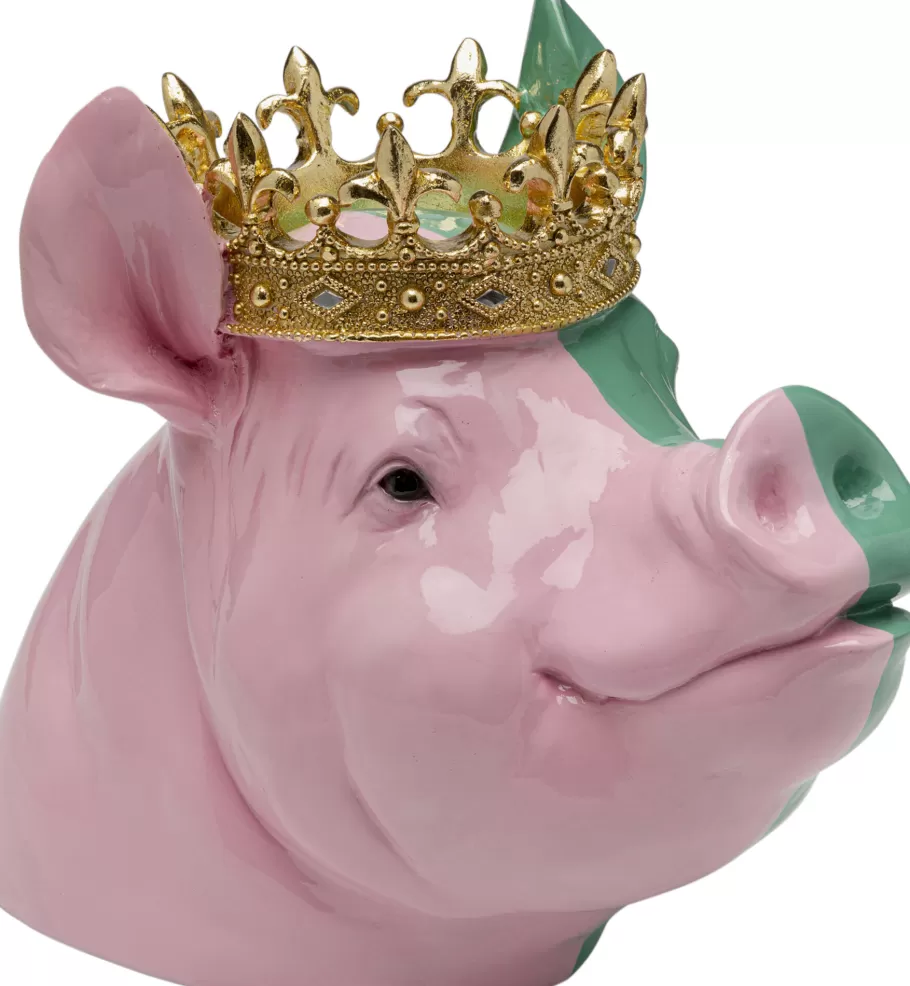 KARE Design Opbergers | Woondecoratie<Decofiguur Crowned Pig 28cm