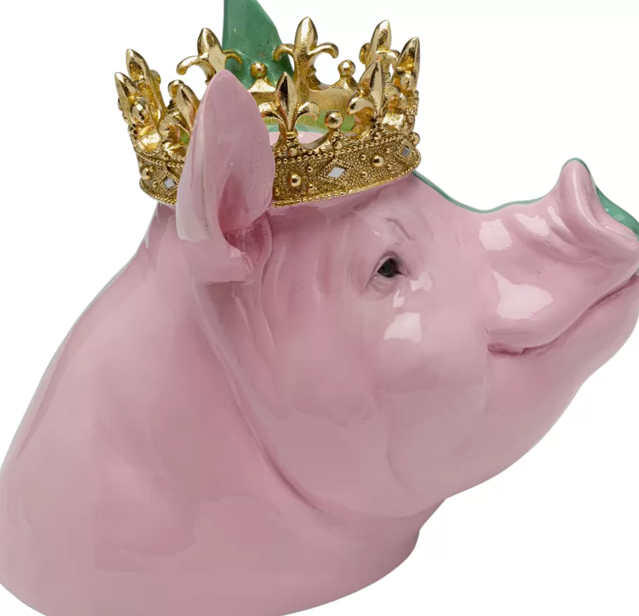 KARE Design Opbergers | Woondecoratie<Decofiguur Crowned Pig 28cm