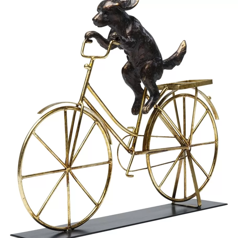 KARE Design Opbergers | Woondecoratie<Decofiguur Dog With Bicycle