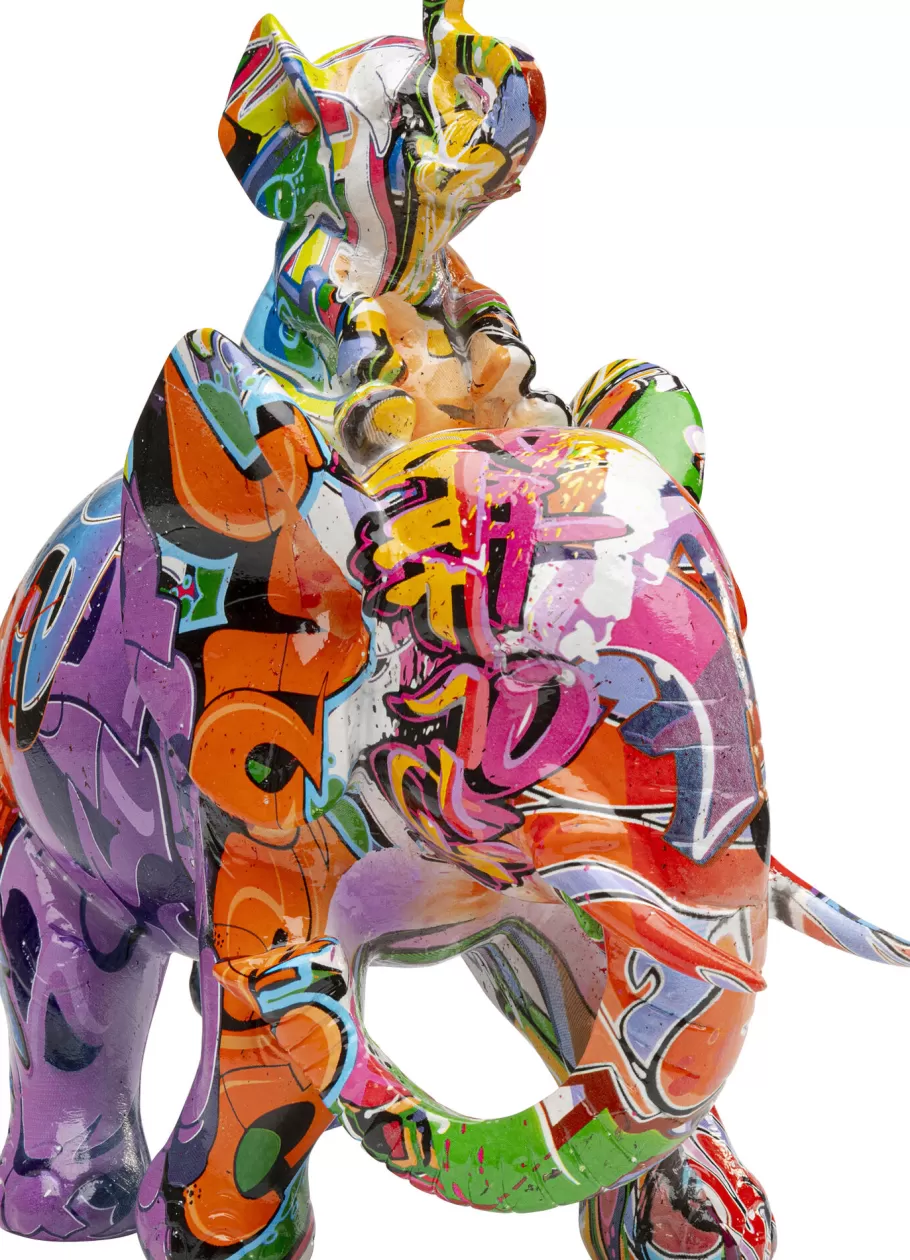 KARE Design Opbergers | Woondecoratie<Decofiguur Elefant Dumbo Uno Graffiti