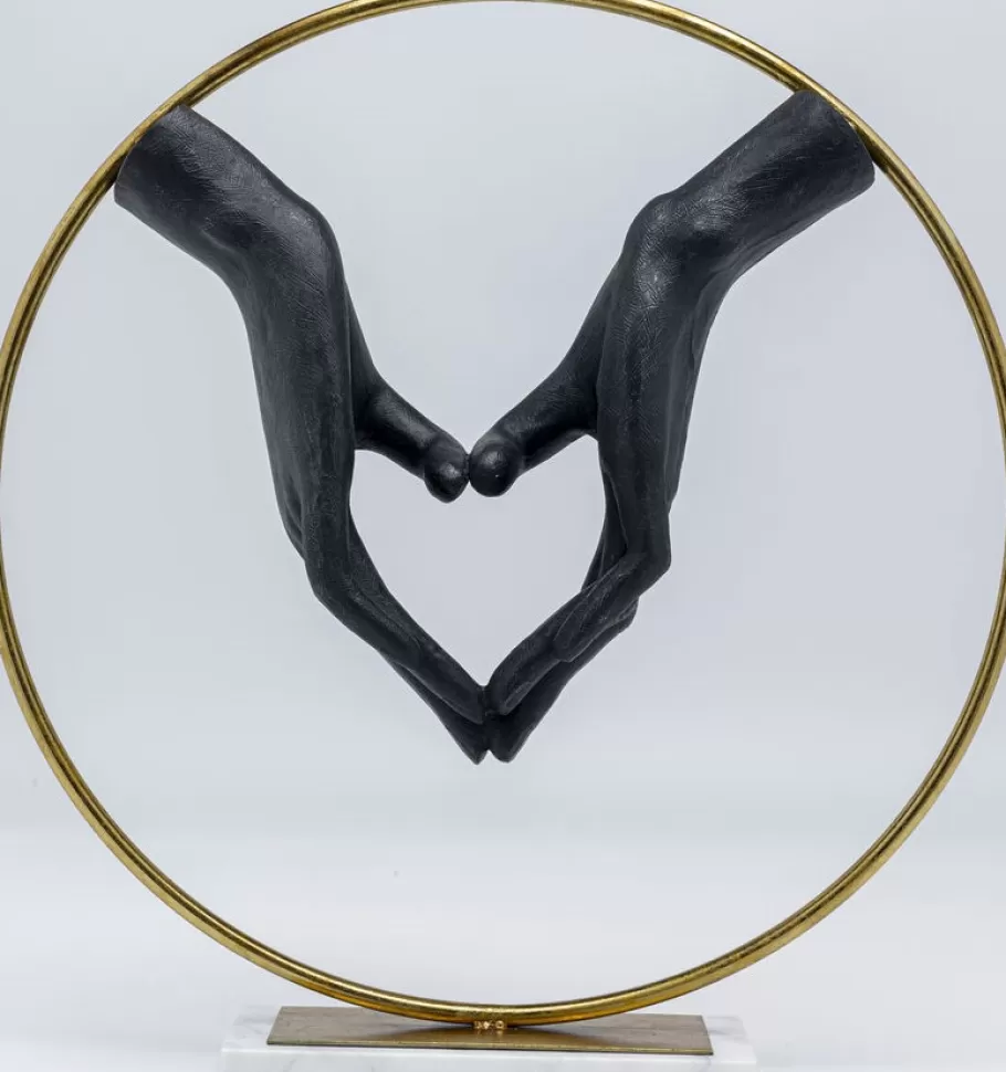 KARE Design Opbergers | Woondecoratie<Decofiguur Elements Heart Hand 62cm