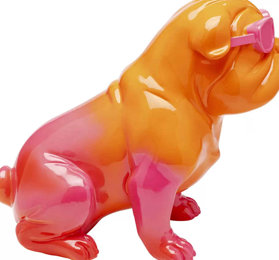 KARE Design Opbergers | Woondecoratie<Decofiguur Fashion Dog Orange 17cm