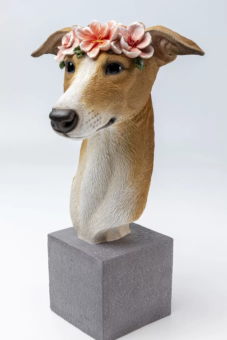 KARE Design Opbergers | Woondecoratie<Decofiguur Fiori Greyhound 47cm