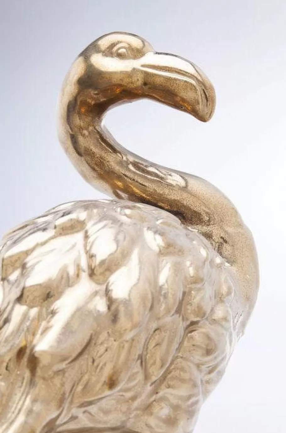 KARE Design Opbergers | Woondecoratie<Decofiguur Flamingo Front Gold