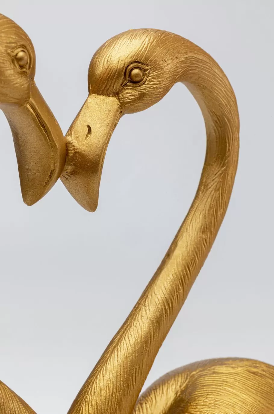 KARE Design Opbergers | Woondecoratie<Decofiguur Flamingo Love Gold 39cm