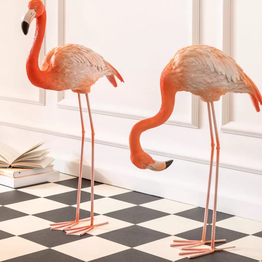 KARE Design Opbergers | Woondecoratie<Decofiguur Flamingo Road 75cm