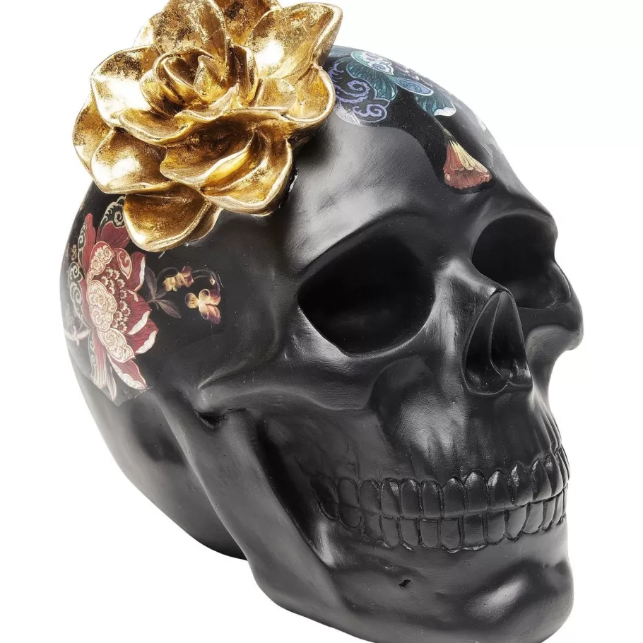 KARE Design Opbergers | Woondecoratie<Decofiguur Flower Skull 22cm