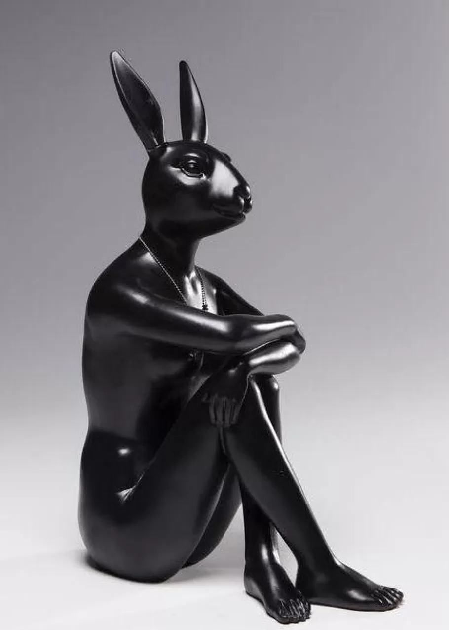 KARE Design Opbergers | Woondecoratie<Decofiguur Gangster Rabbit Zwart