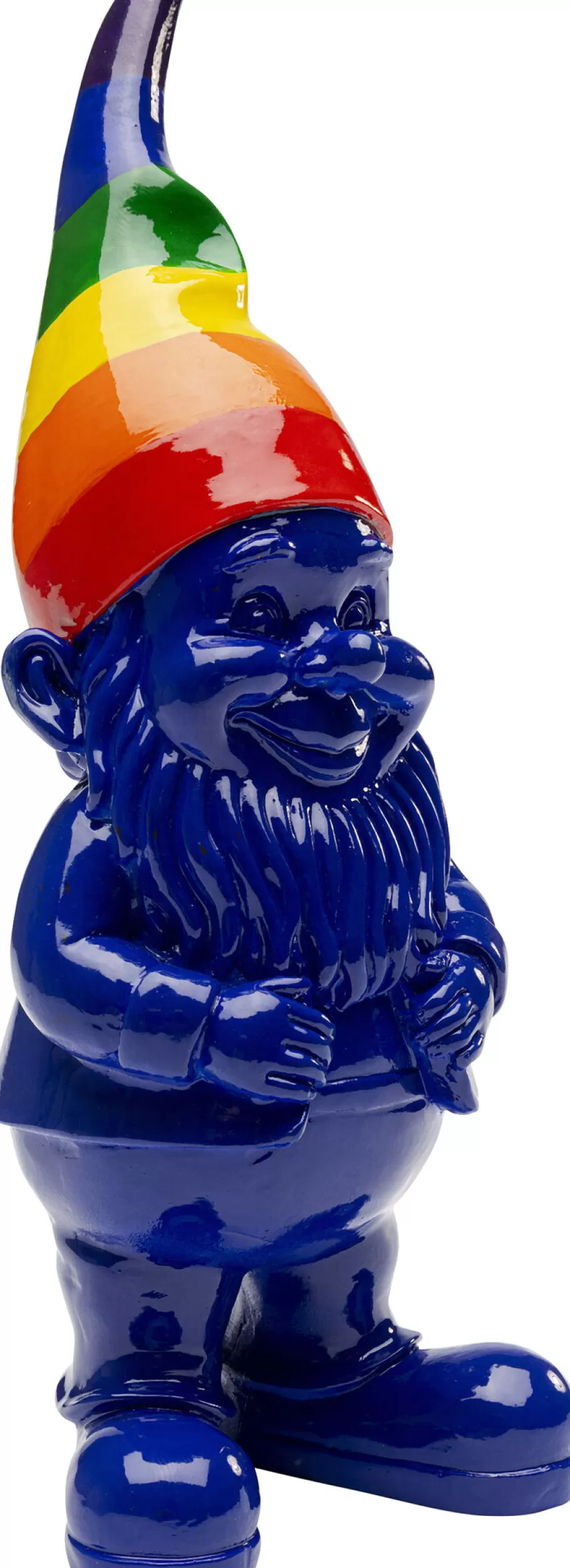 KARE Design Opbergers | Kasten<Decofiguur Gnome Standing Rainbow Blauw 21cm