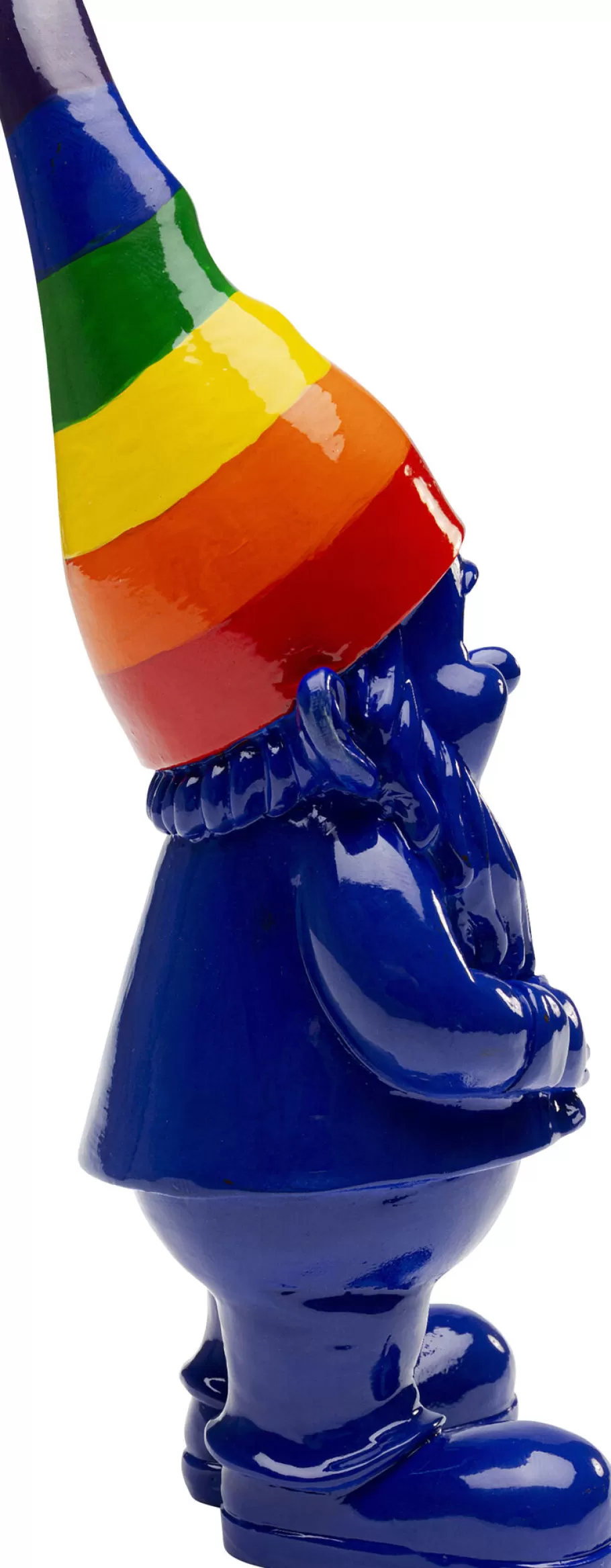 KARE Design Opbergers | Kasten<Decofiguur Gnome Standing Rainbow Blauw 21cm