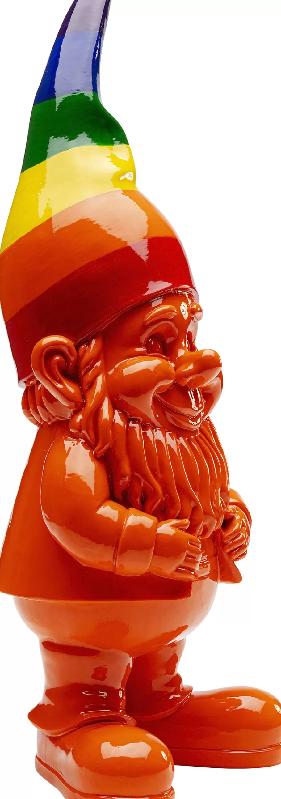 KARE Design Opbergers | Woondecoratie<Decofiguur Gnome Standing Rainbow Oranje 46cm