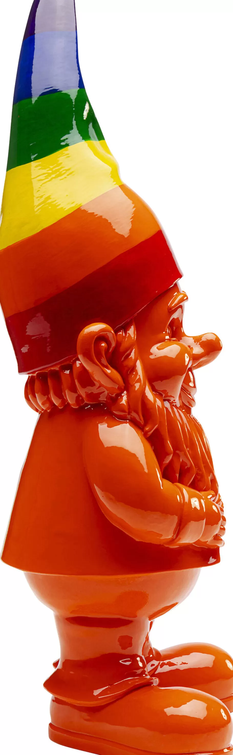 KARE Design Opbergers | Woondecoratie<Decofiguur Gnome Standing Rainbow Oranje 46cm