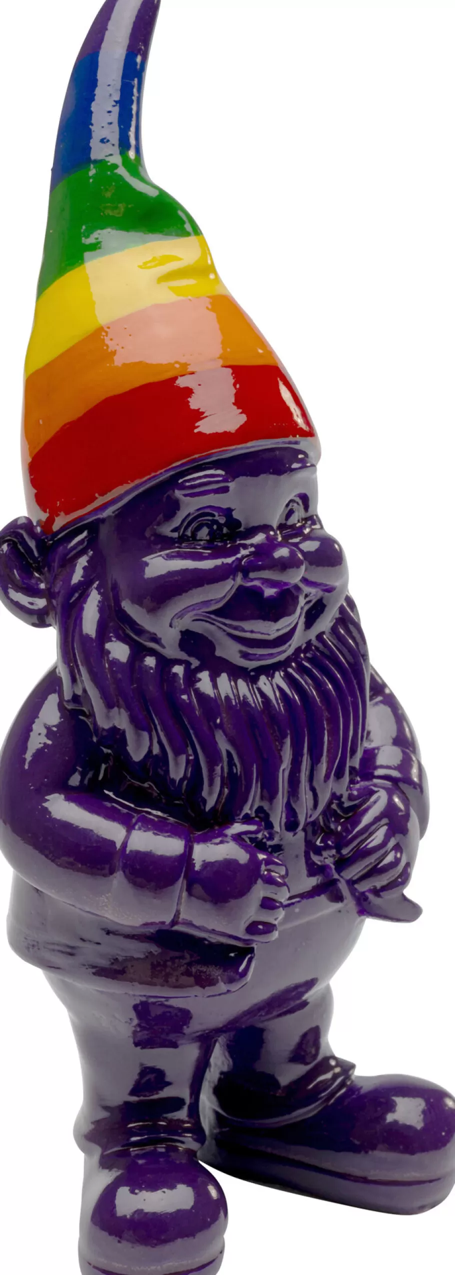 KARE Design Opbergers | Woondecoratie<Decofiguur Gnome Standing Rainbow Paars 11cm