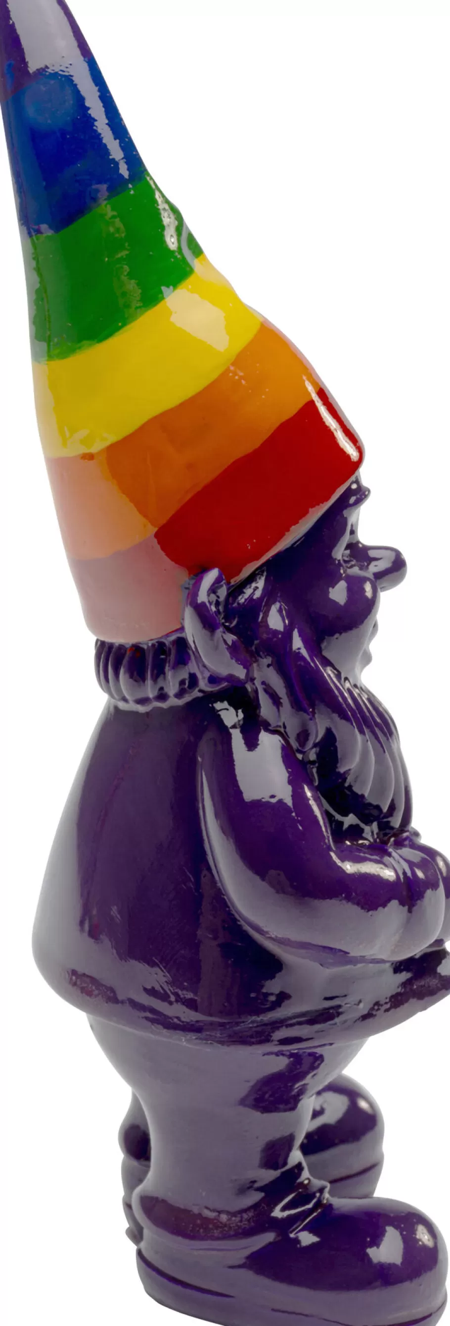 KARE Design Opbergers | Woondecoratie<Decofiguur Gnome Standing Rainbow Paars 11cm