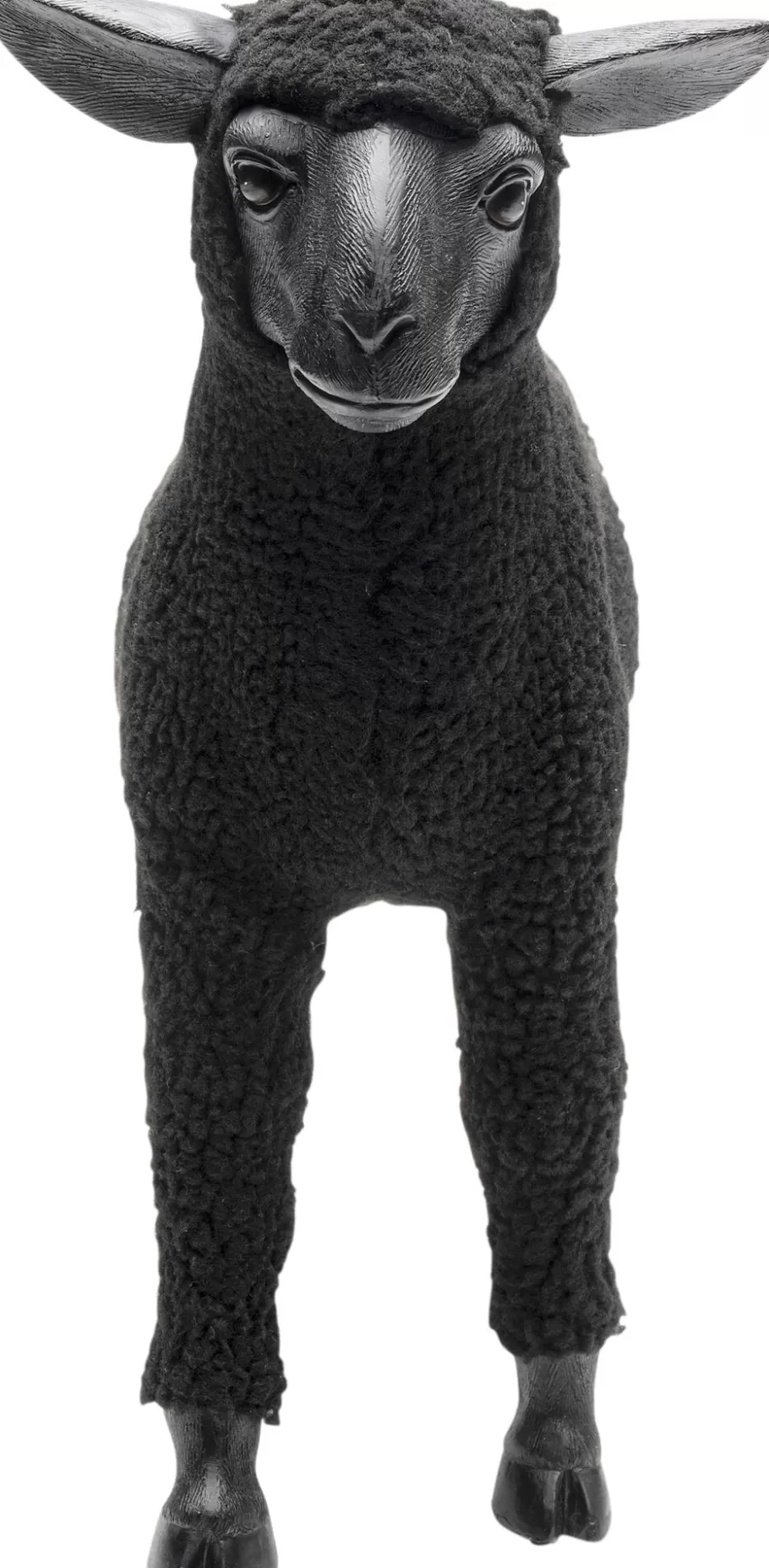 KARE Design Woondecoratie | Tuinmeubelen<Decofiguur Happy Sheep Wool Black 37cm