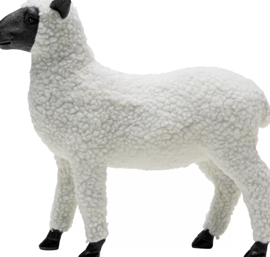 KARE Design Opbergers | Woondecoratie<Decofiguur Happy Sheep Wool White 28cm