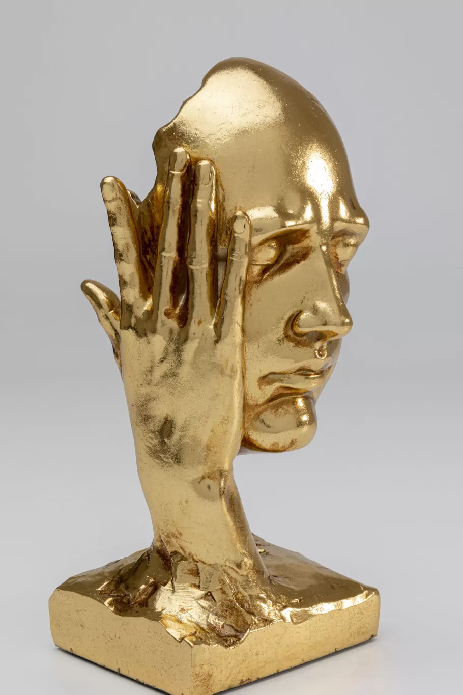 KARE Design Opbergers | Woondecoratie<Decofiguur In My Mind Gold 30cm